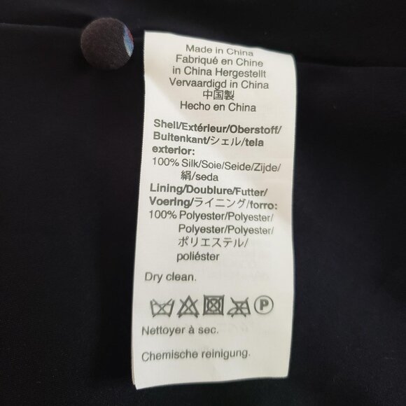 Madewell Silk Ruffle Waist Dress - Windblown Poppies - Picture 4 of 6